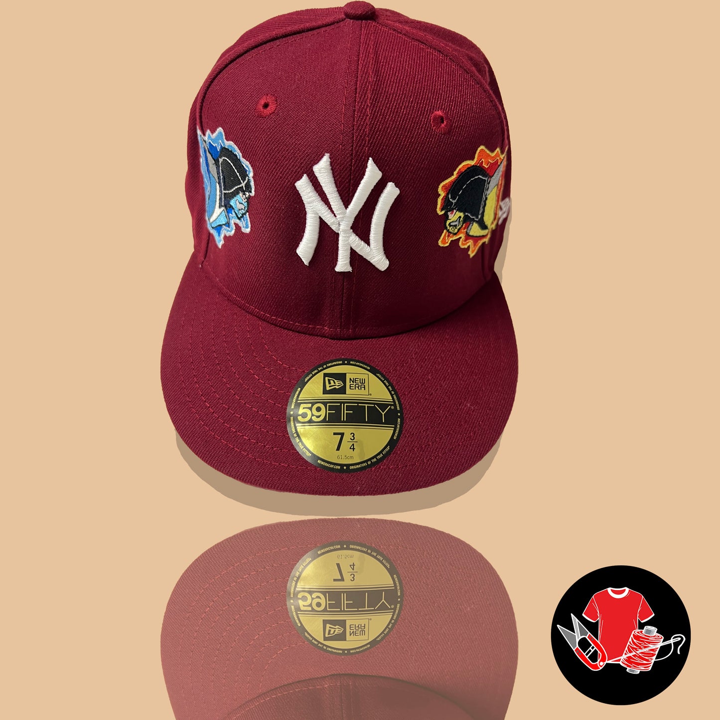 New York Yankee X  "Mortal Kombat Fatality" Fitted Custom Cap